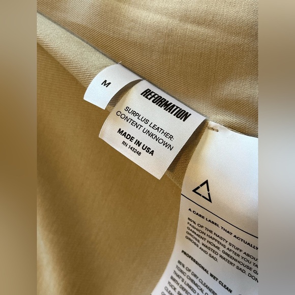 Reformation Dayle Suede Jacket Size Medium - Picture 12 of 15